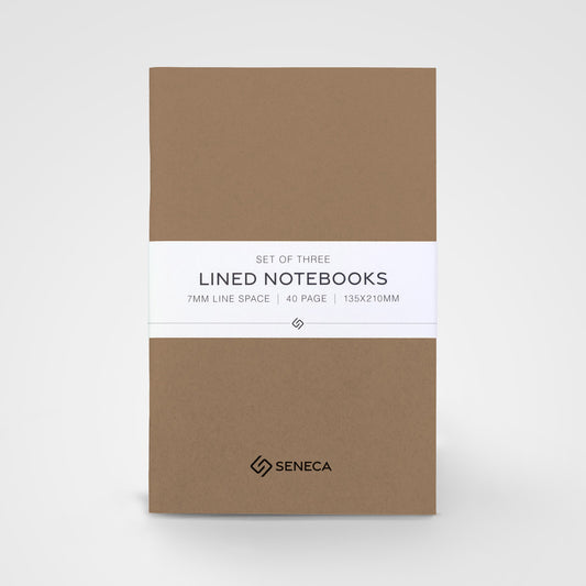 Lined Notebooks 3-Pack